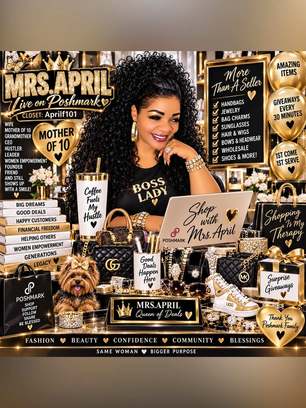 MRS.APRIL IS LIVE NOW!